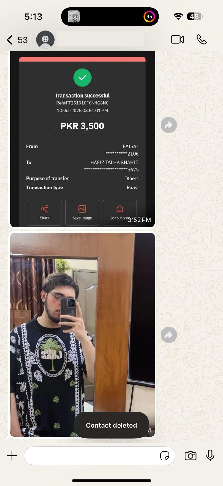 Happy Customer WhatsApp Review
